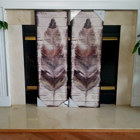 Stained feather Canvas - Picture 1 of 2